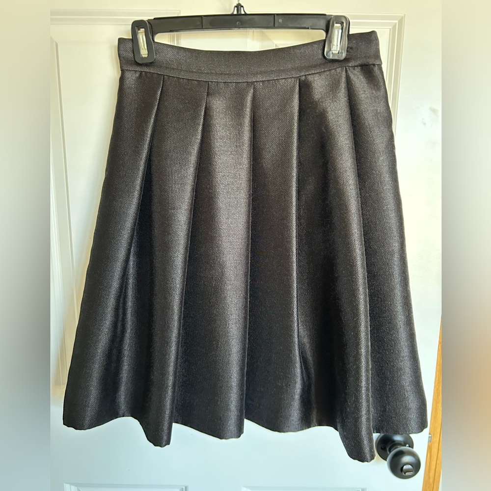 Black Pleated Skirt